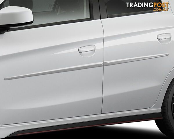 Genuine Mitsubishi Mirage Side Protection Moulding - Wine Red