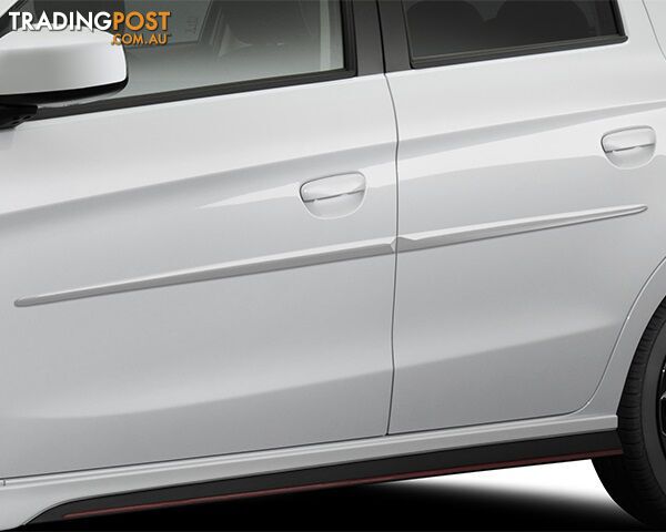 Genuine Mitsubishi Mirage Side Protection Moulding - Cool Silver