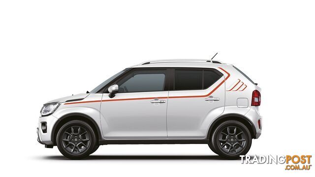 Genuine Suzuki Ignis Side Body Decal - Sticker Set 10pc Orange 2017 Onwards