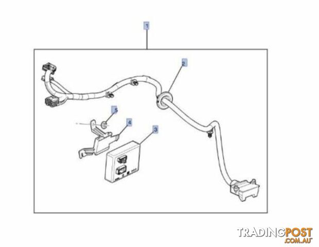 Genuine Trailer Wiring Harness Suits Holden Trax TJ My17
