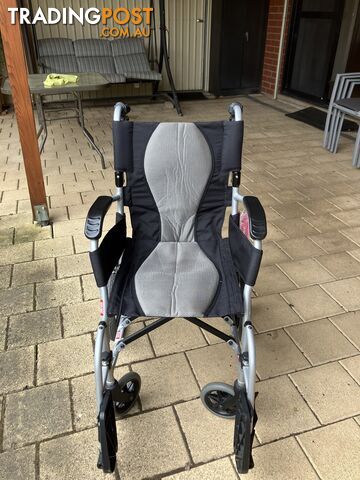 16 Inch Transit Attendant Push Wheelchair