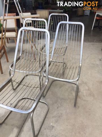 High back vintage chairs