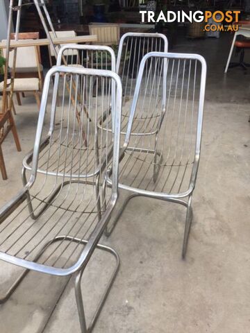 High back vintage chairs