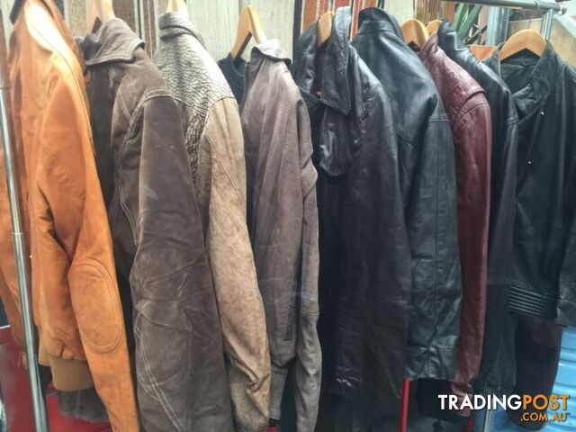 10 vintage leather jackets $90 - photo 2 of 9