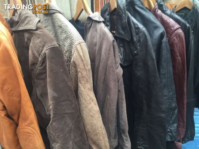 10 vintage leather jackets $90 - photo 3 of 9