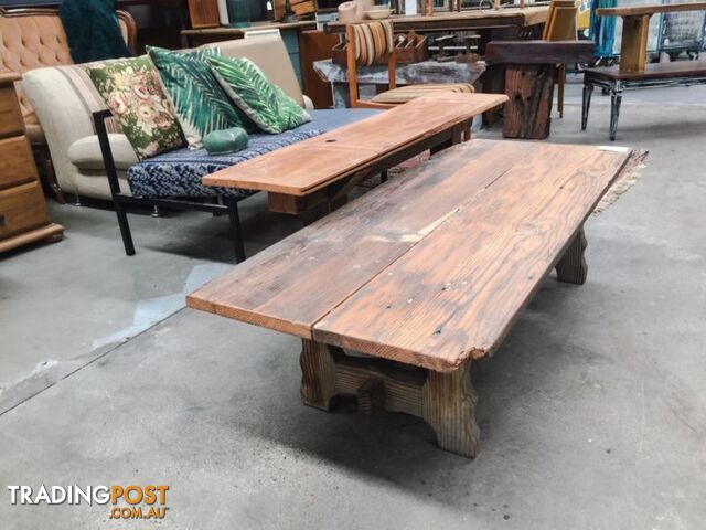 Reclaimed timber coffee table - photo 2 of 3