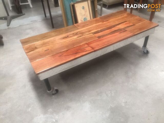 Industrial coffee table