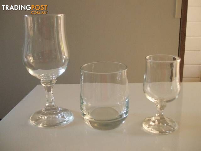 7 GLASS SETS (44 Wine, Juice, Sherry, Spirit, Water, Port, etc)