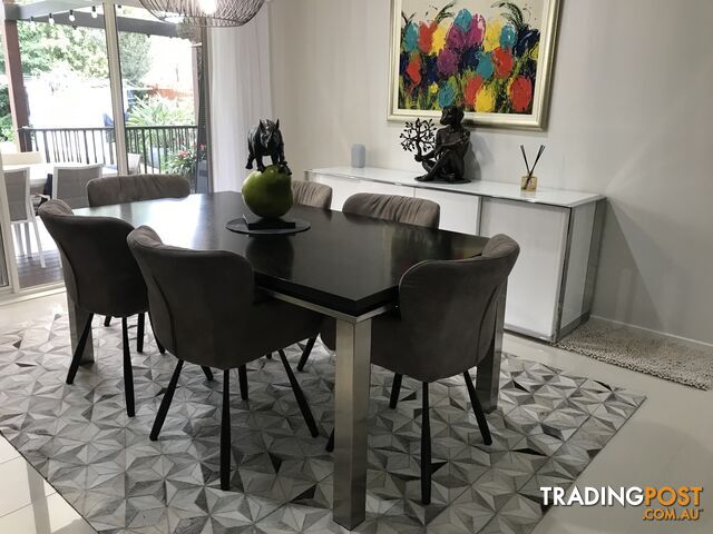 Dining table and matching coffee table