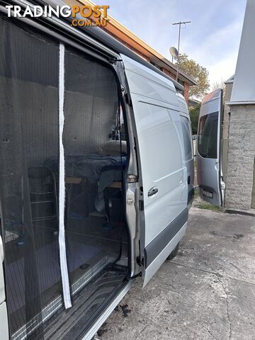 2021 mercedes, sprinter long wheelbase set up for Work and removable overnight accommodation