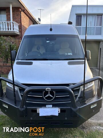 2021 mercedes, sprinter long wheelbase set up for Work and removable overnight accommodation