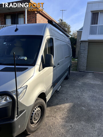 2021 mercedes, sprinter long wheelbase set up for Work and removable overnight accommodation