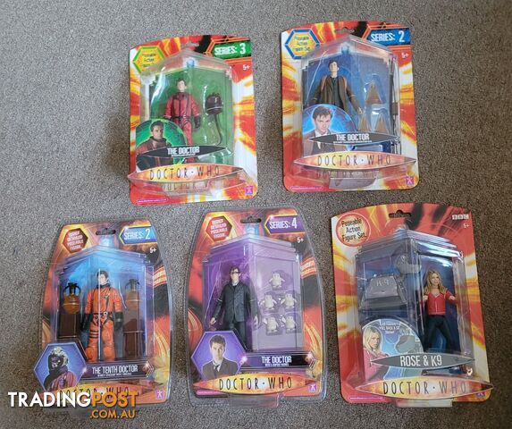 Doctor Who Action Figures - $50 each or 2 for $80