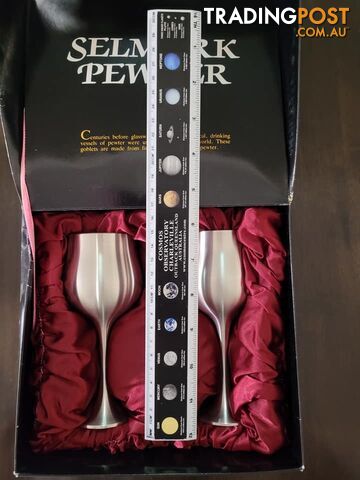 Pewter Goblets - never used - great gift idea