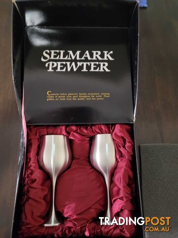 Pewter Goblets - never used - great gift idea