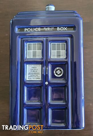 Doctor Who Ceramic Tardis Moneybox - great gift idea