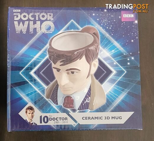 Doctor Who 10th Doctor Ceramic 3D Mug - brand new