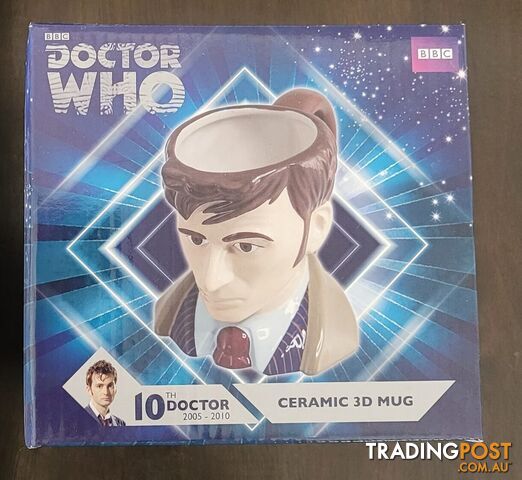 Doctor Who 10th Doctor Ceramic 3D Mug - brand new