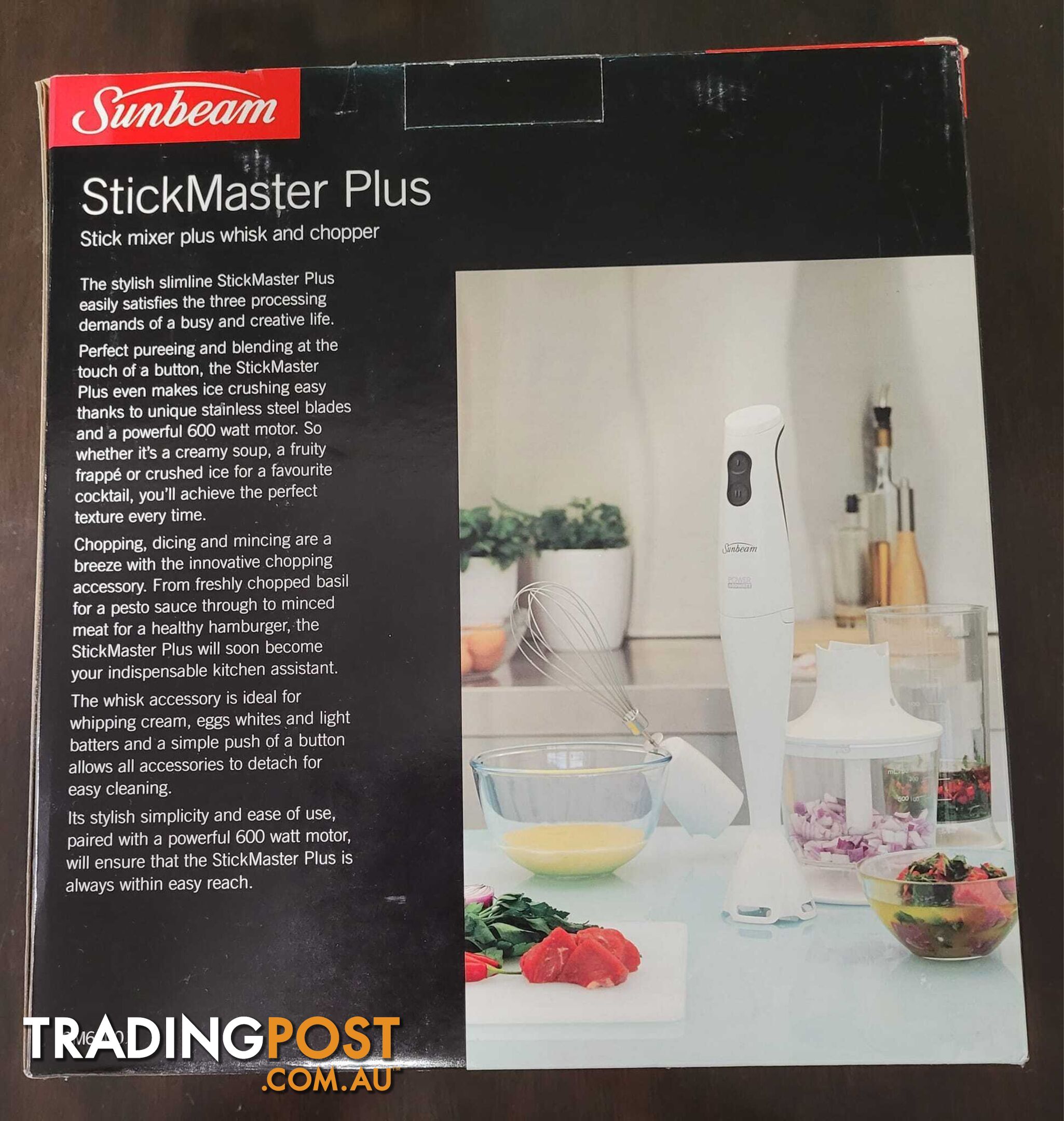 Sunbeam StickMaster Plus SM6400 - brand new - great for meal prep