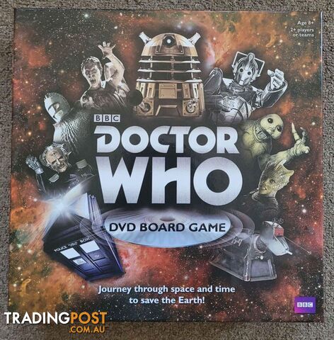 Doctor Who DVD Board Game - like new - hours of holiday fun