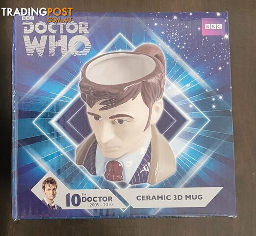 Doctor Who 10th Doctor Ceramic 3D Mug - brand new