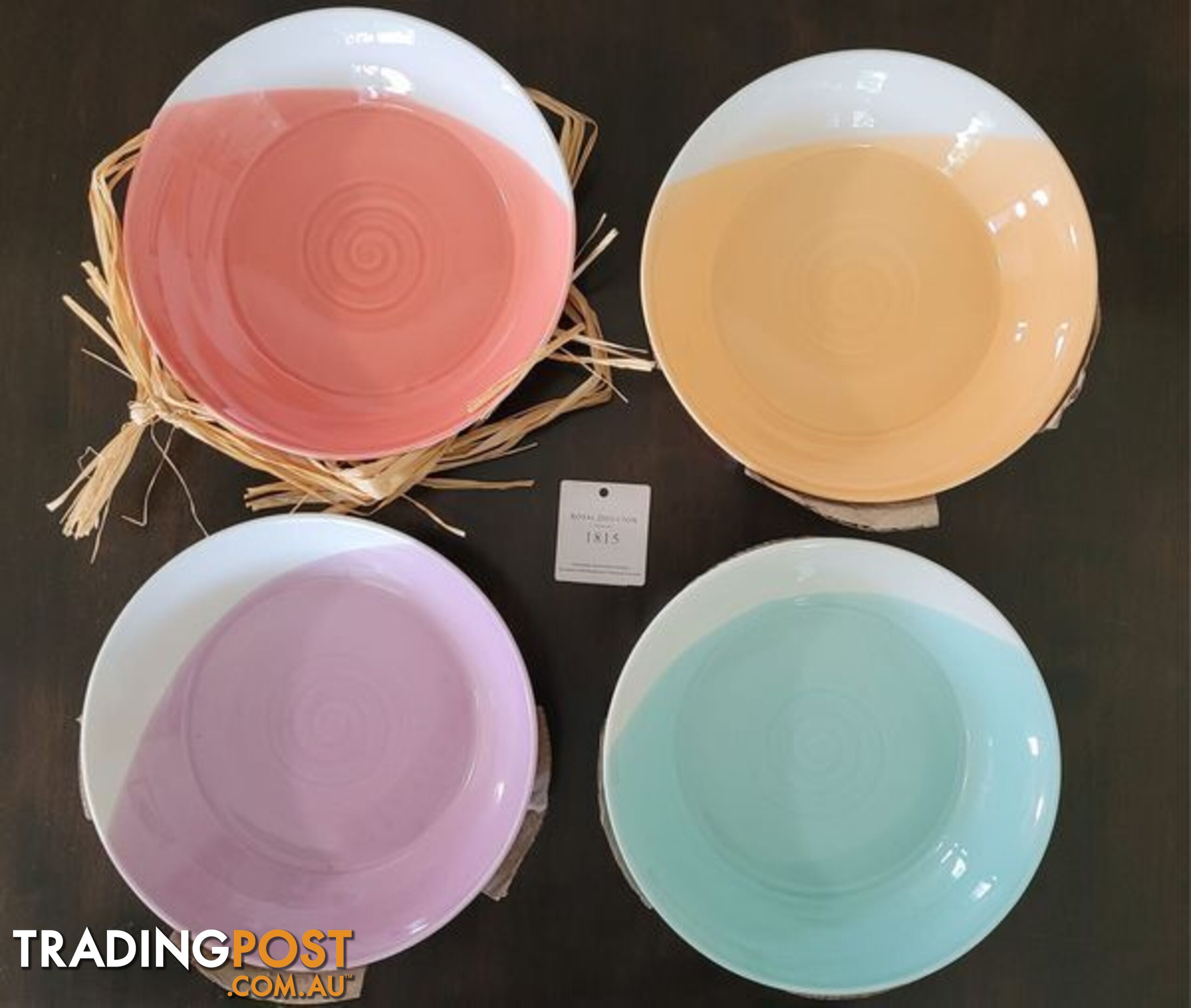 Royal Doulton Pasta Bowls - set of 4 - Brand New - great gift idea