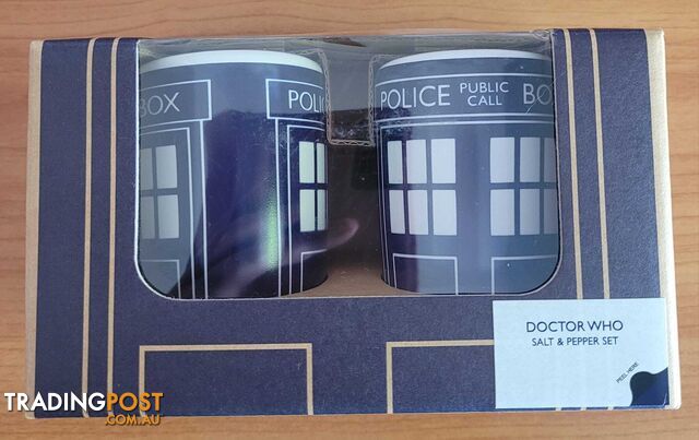 Doctor Who Salt & Pepper Shakers