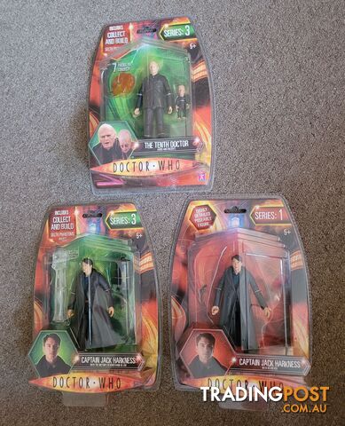 Doctor Who Action Figures - $80 each or all 3 for $200