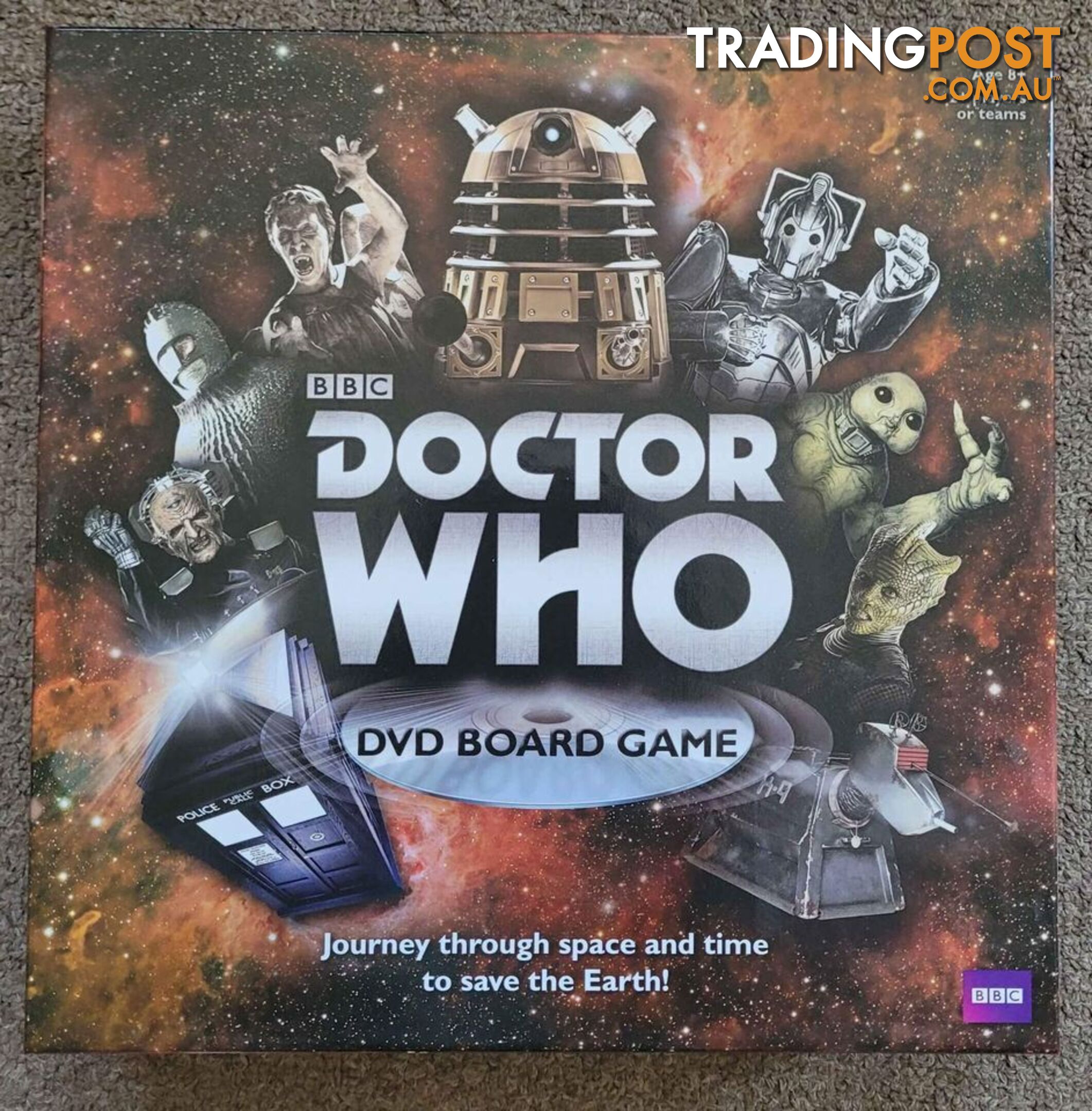 Doctor Who DVD Board Game - like new - hours of holiday fun