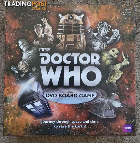 Doctor Who DVD Board Game - like new - hours of holiday fun