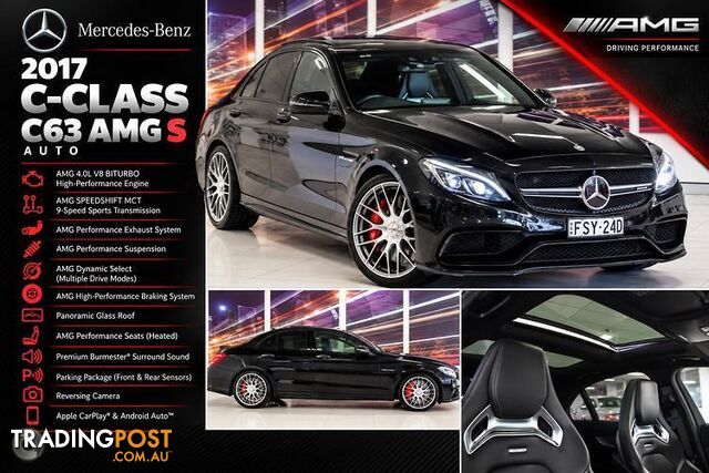 2017 MERCEDES-BENZ C63 AMG S SEDAN