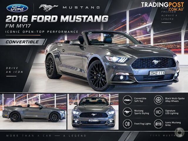 2016 FORD MUSTANG CONVERTIBLE