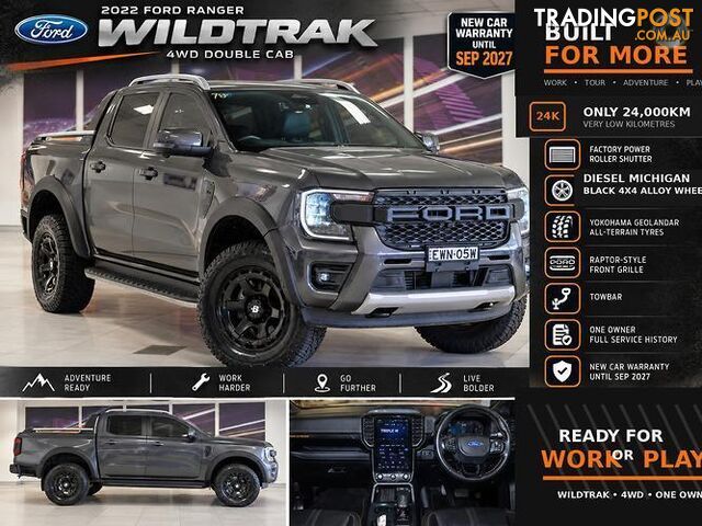 2022 FORD RANGER WILDTRAK UTE