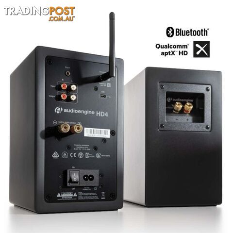 Audioengine HD4 Powered Speakers - Satin Black - photo 3 of 4
