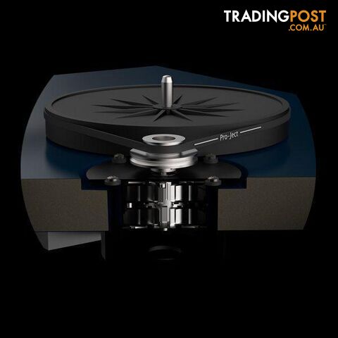 Pro-Ject Debut Carbon EVO Acryl Turntable (Satin Steel Blue) with Ortofon 2M Red Cartridge - photo 4 of 13