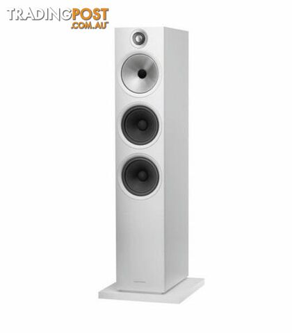 B&W 603 S2 Anniversary Edition Floorstanding Speakers - Matte White