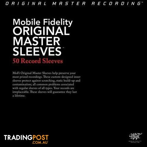 MoFi Original Master Inner Record Sleeves (pack of 50) - photo 3 of 5