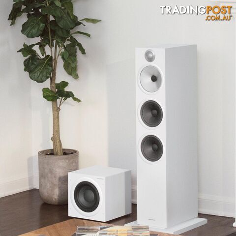 B&W ASW610XP 10-Inch 500W Subwoofer - Matte White - photo 4 of 4