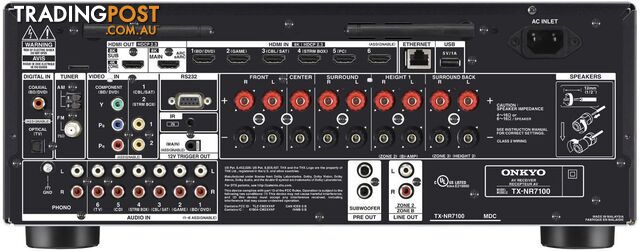Onkyo TX-NR7100 9.2ch Atmos AV Receiver - photo 4 of 4