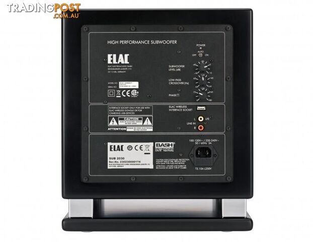 Elac SUB 2030 Subwoofer - Matte Black - photo 4 of 5