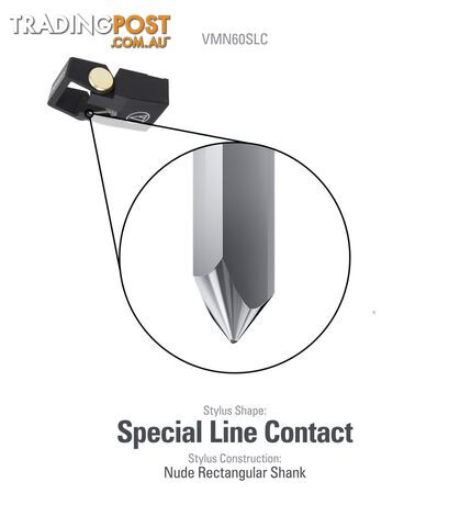 Audio Technica VMN60SLC Special Line Contact Replacement Stylus - photo 2 of 2
