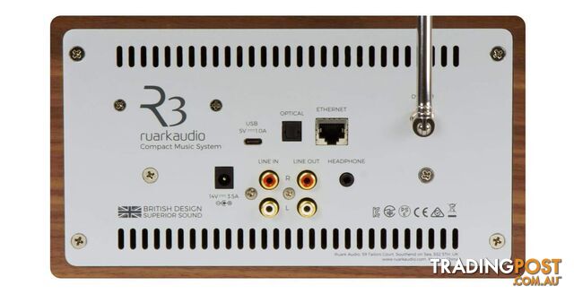 Ruark Audio R3 Compact Music System - Soft Grey - photo 2 of 3