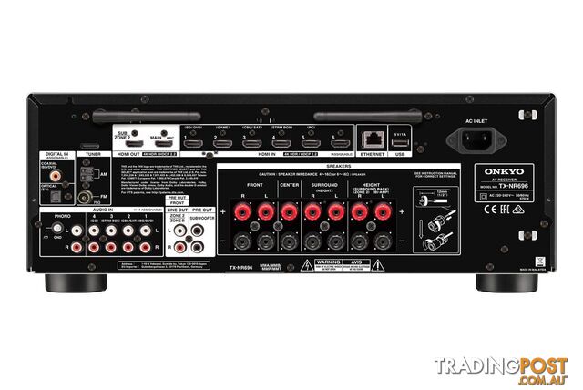 Onkyo -TX-NR696 7.2-Channel Network A/V Receiver - photo 2 of 2
