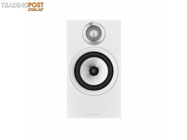 B&W 607 S2 Anniversary Edition Bookshelf Speaker - Matte White - photo 3 of 4