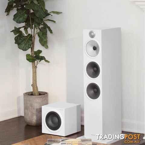 B&W ASW610 10-Inch 200W Subwoofer - Matte White - photo 3 of 4