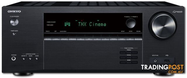 Onkyo - TX-NR6100 7.2-Channel THX Certified AV Receiver