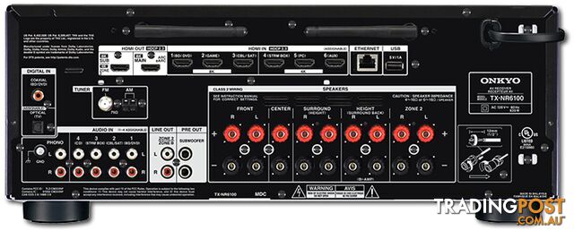 Onkyo - TX-NR6100 7.2-Channel THX Certified AV Receiver - photo 2 of 2