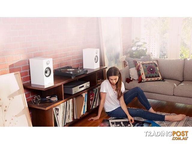 B&W 606 S2 Anniversary Edition Bookshelf Speaker - Matte White - photo 5 of 7