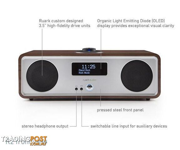 Ruark Audio R2 MkII Stereo System - Soft White *Ex-Display* - photo 2 of 4