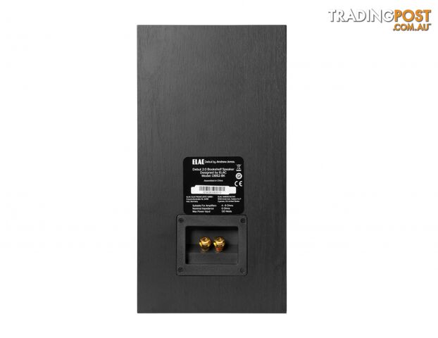 ELAC Debut 2.0 B6.2 Bookshelf Speakers - Black Ash - photo 2 of 4